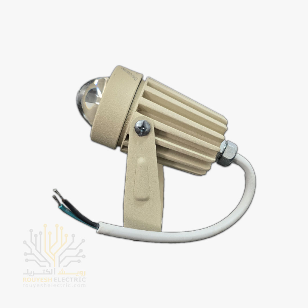 جت لایت 5 وات ایرانی بدنه کرم برند پاور لایت مهتابی