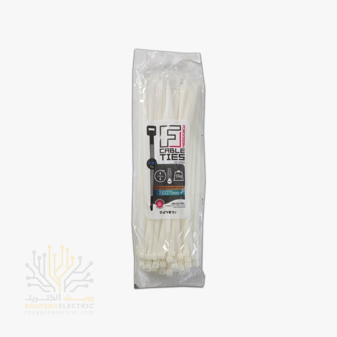 بست کمربندی 37 سانت برند فروزش ضخامت 7/6 سفید