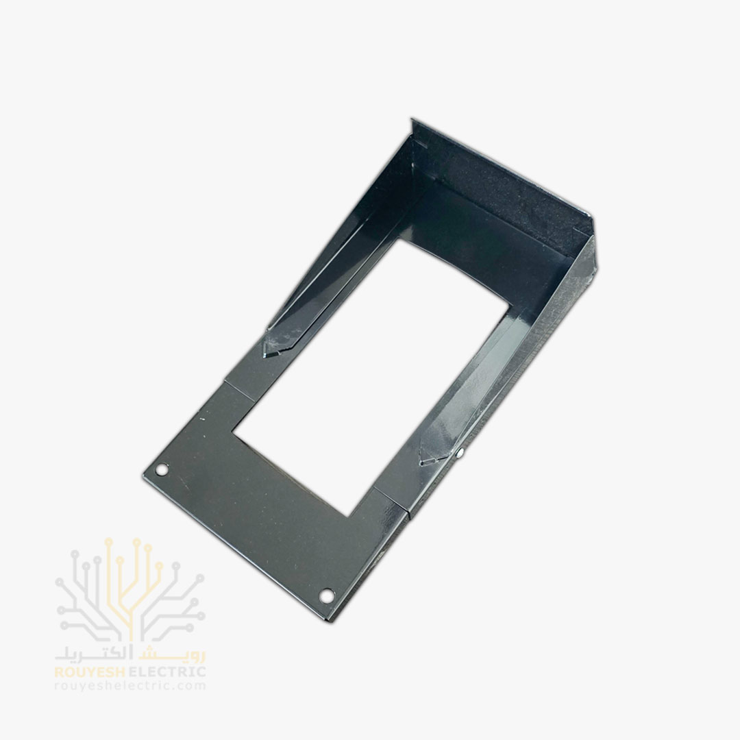 بارانگیر آیفن کشویی مدل فلزی پیچ مخفی ضخامت 0/7mm رنگ مشکی