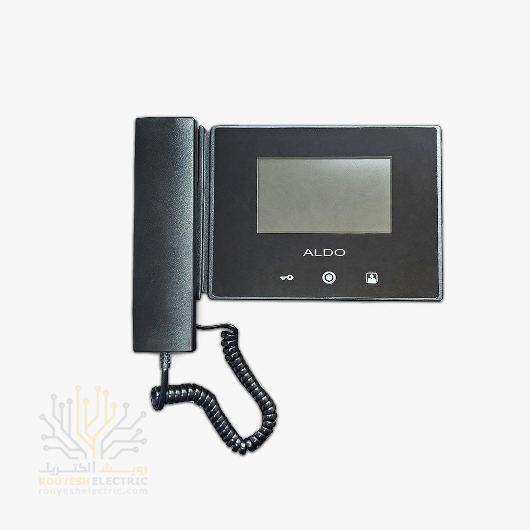 مانیتور 4/3 اینچ برند الدو مدل 424m با حافظه سفید