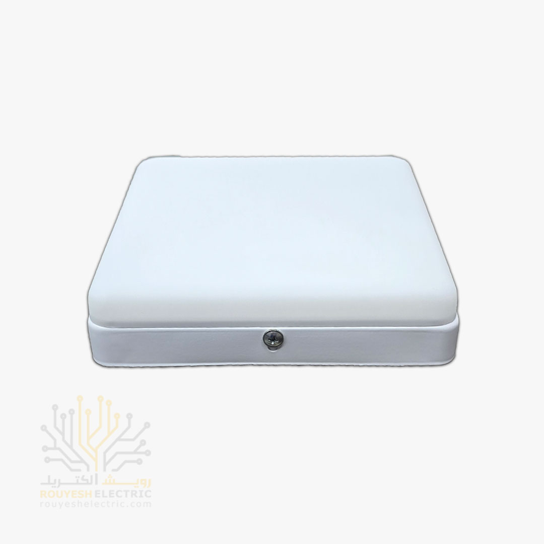 پنل سقفی روکار 22 وات برند پی جی تی PGT مدل فول لایت مربع استاندارد مهتابی