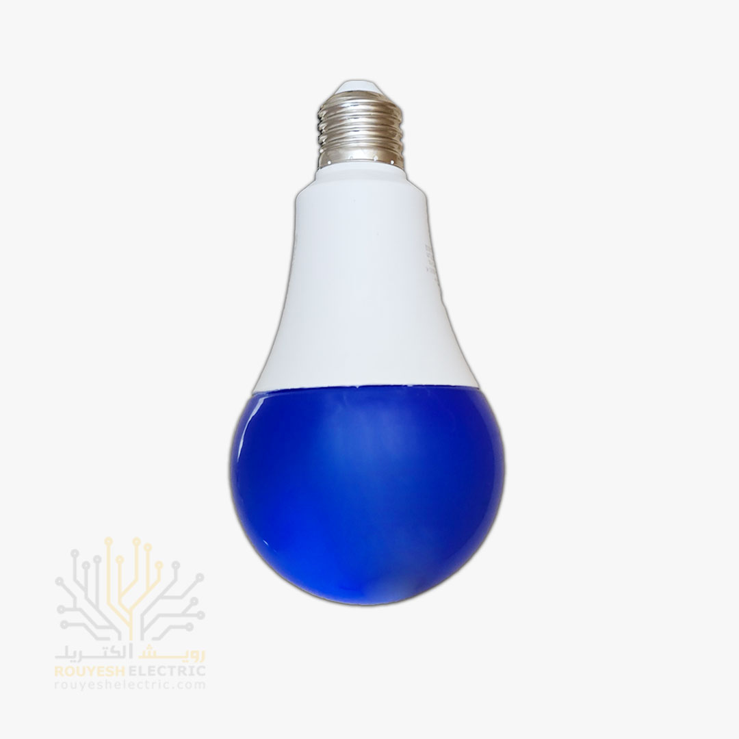 لامپ ال ای دی 20 وات حبابی برند بروکس رنگ آبی
