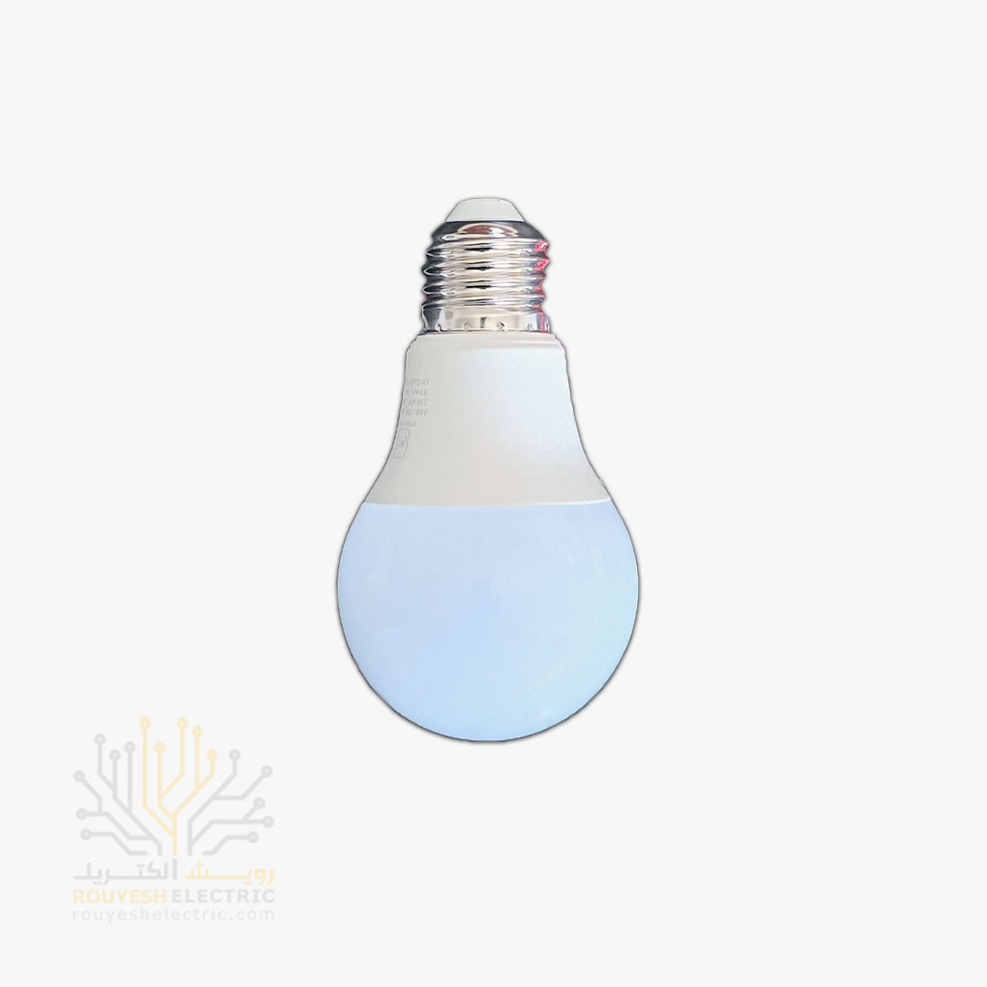 لامپ ال ای دی 7 وات حبابی برند بروکس مهتابی
