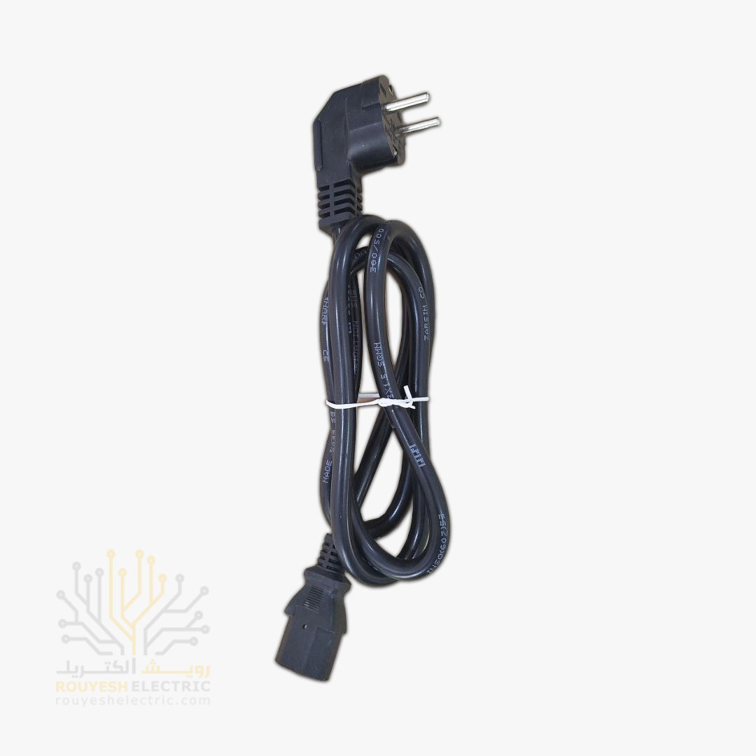 کابل برق کامپیوتر 3x1/5 برند زرسیم مغز مس