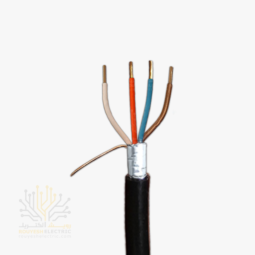 کابل 2 زوجی زمینی برند تک کابل کرمان ضخامت 0/6 کارتن 644 متری