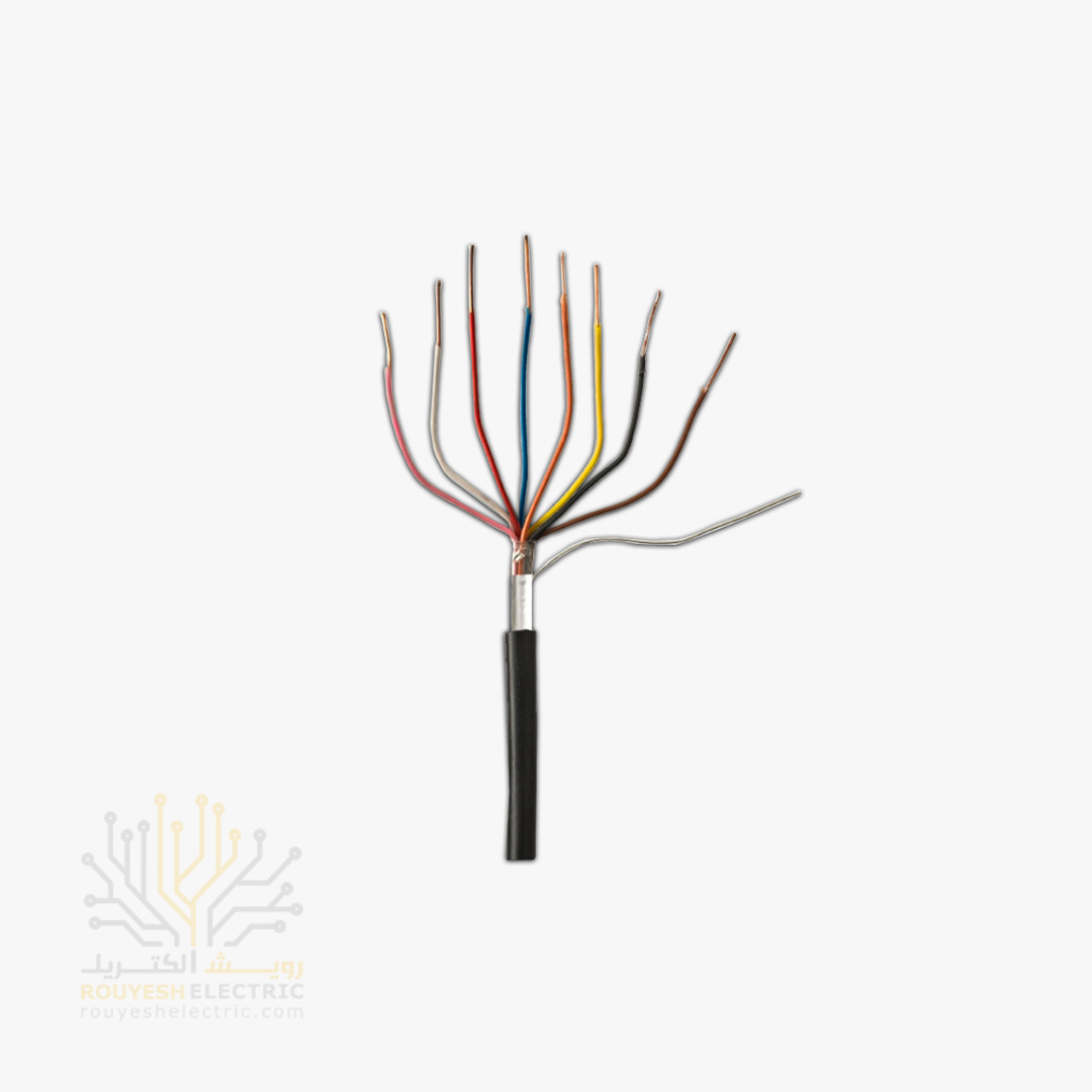 کابل 4 زوجی زمینی برند تک کابل کرمان ضخامت 0/6 کارتن 300 متری