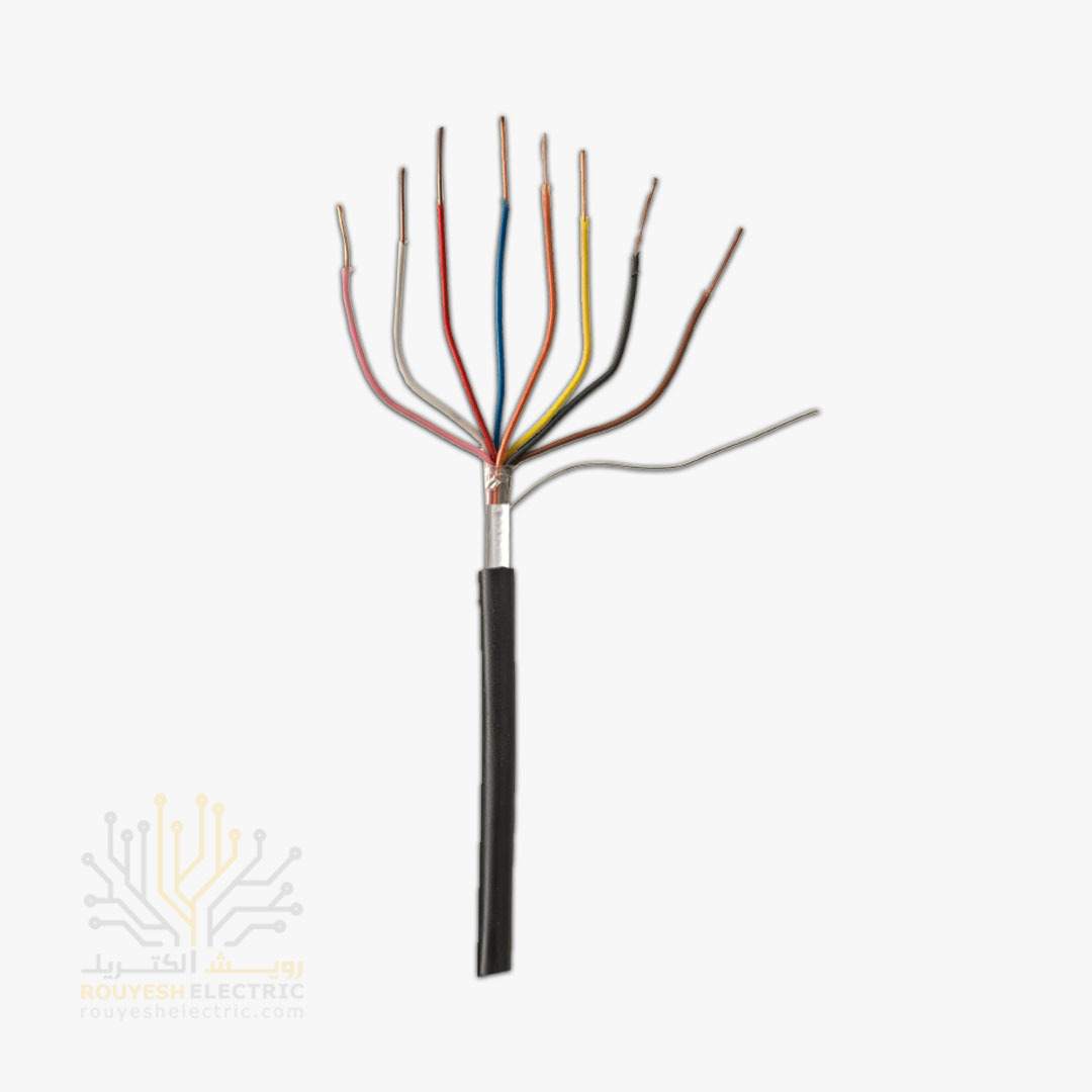 کابل 4 زوجی زمینی برند تک کابل کرمان ضخامت 0/6 کارتن 284 متری