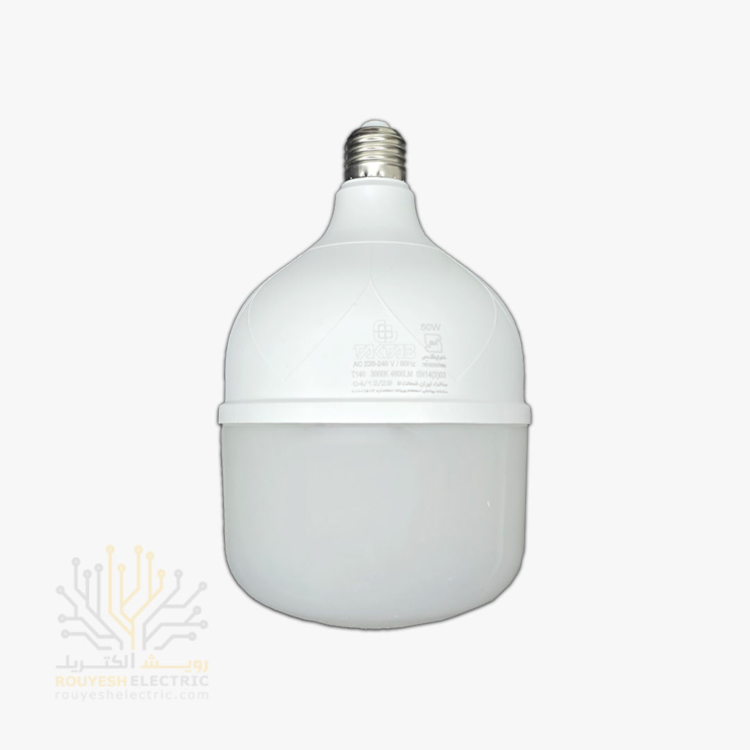 لامپ ال ای دی 50 وات استوانه برند تک تاب مهتابی