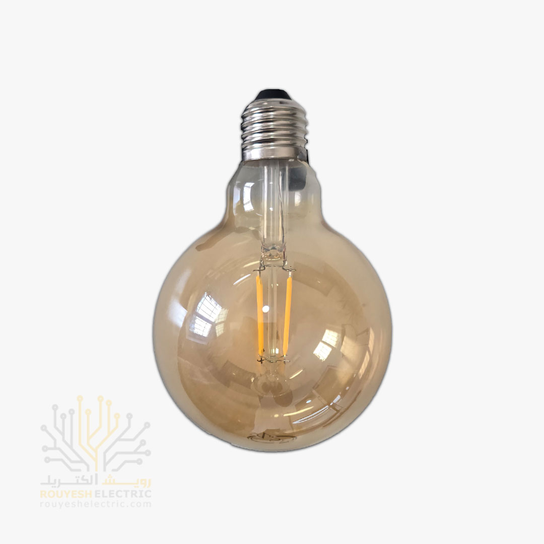لامپ 4 وات فیلامنتی برند زد اس ای مدل G95 آفتابی