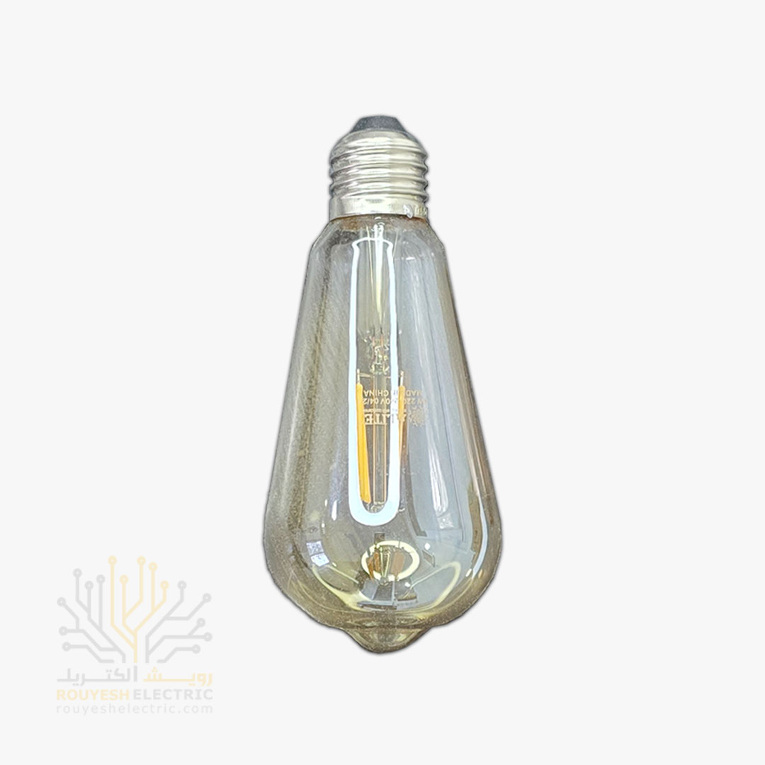 لامپ 4 وات فیلامنتی برند آلیت مدل ST64 آفتابی