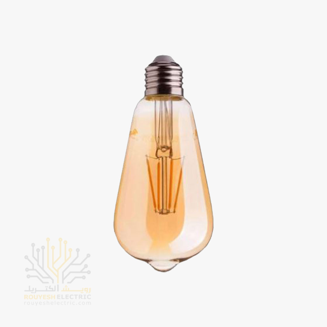 لامپ 4 وات فیلامنتی مدل ST64 آفتابی