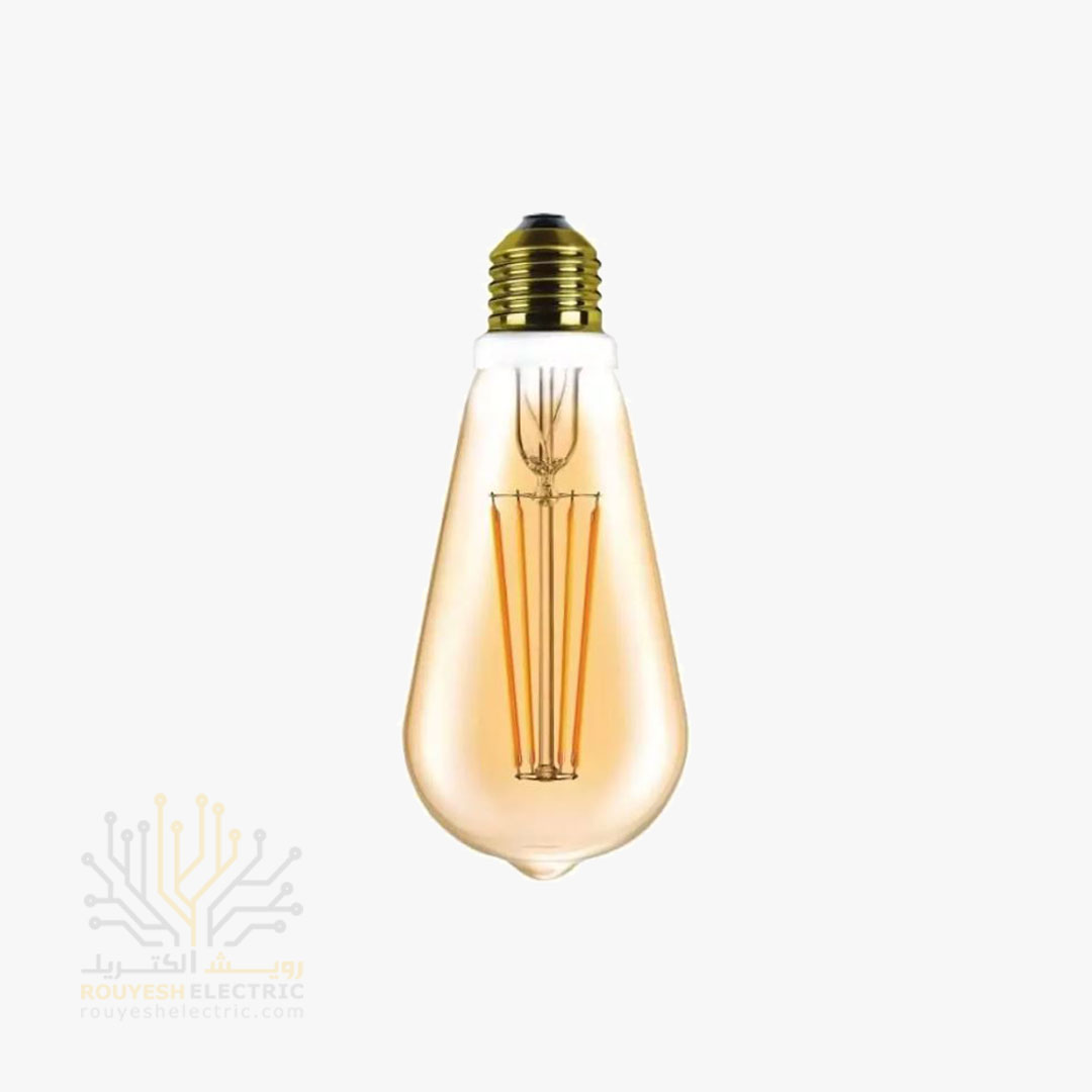 لامپ 8 وات فیلامنتی مدل ST64 آفتابی