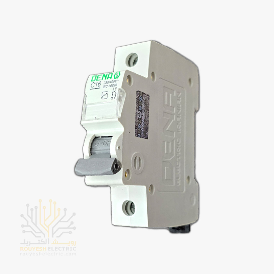 فیوز مینیاتوری تک فاز برند دنا 16 آمپر نوع C