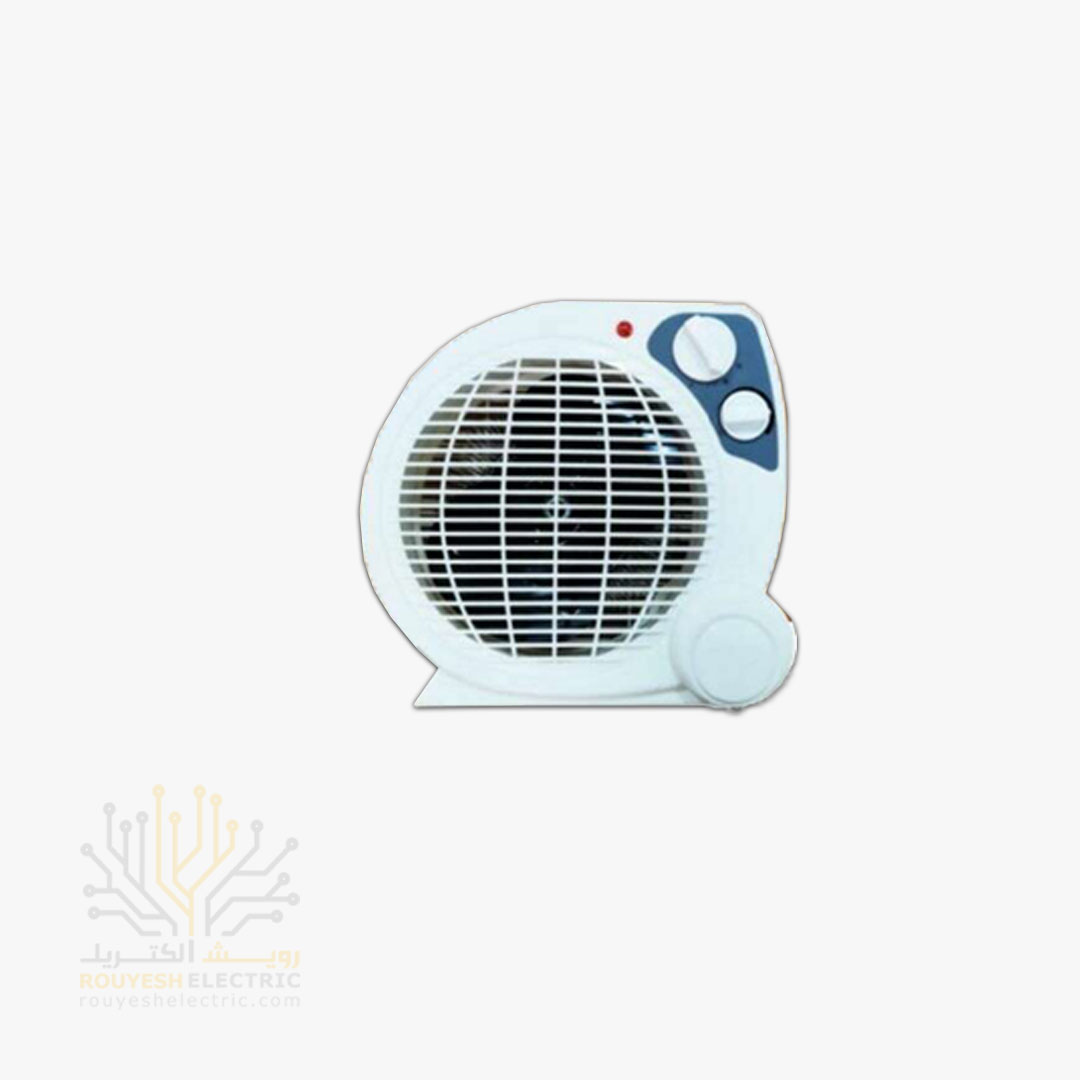 بخاری برقی رومیزی فن دار برند پارس سهیل 1850 وات کد 12