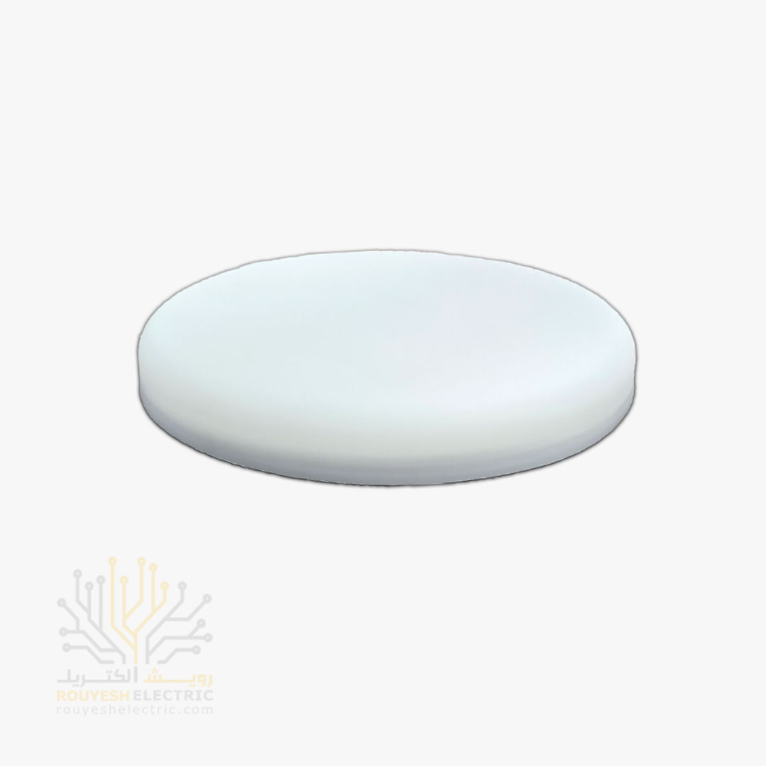 پنل سقفی توکار 28 وات برند فروزش مدل فول لایت فنر متغیر دایره استاندارد رنگ مهتابی
