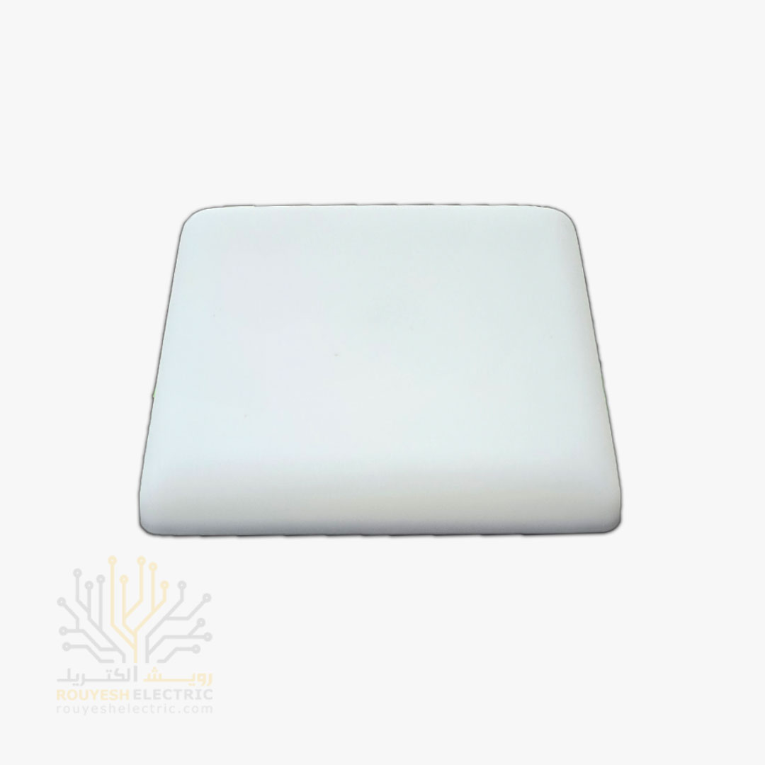 پنل سقفی توکار فول لایت 18 وات برند تک تاب مدل هاله فنر متغیر مربع استاندارد رنگ مهتابی