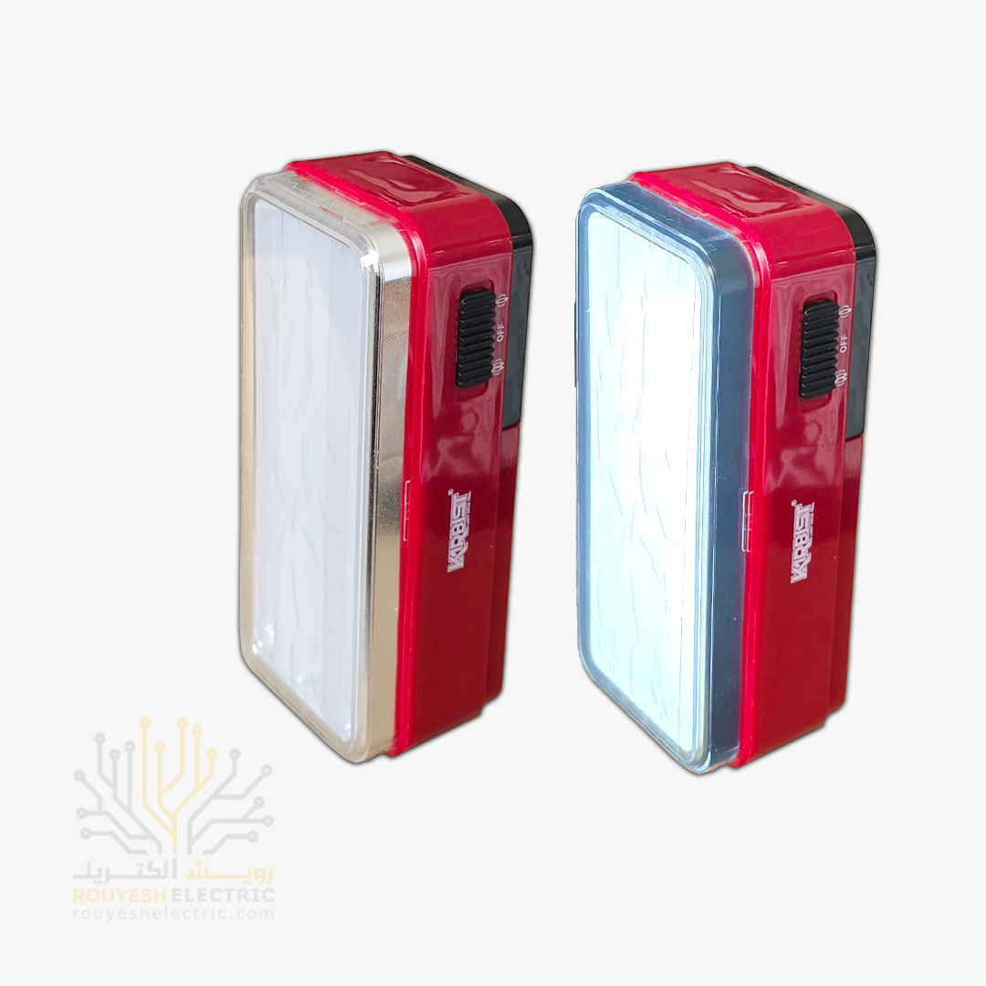 چراغ اضطراری برند کاربیست ال ای دی دار مدل GL2362 دو حالته