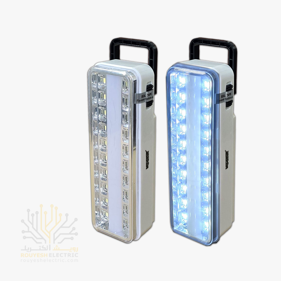 چراغ اضطراری 20 SMD ال ای دی دار برند کاربیست مدل GL3601 دو حالته