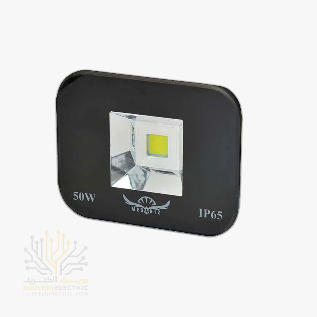 پروژکتور 50 وات SMD برند مگابیز مدل مگا