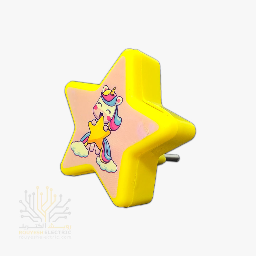 چراغ خواب پریزی برند پاور مدل ستاره