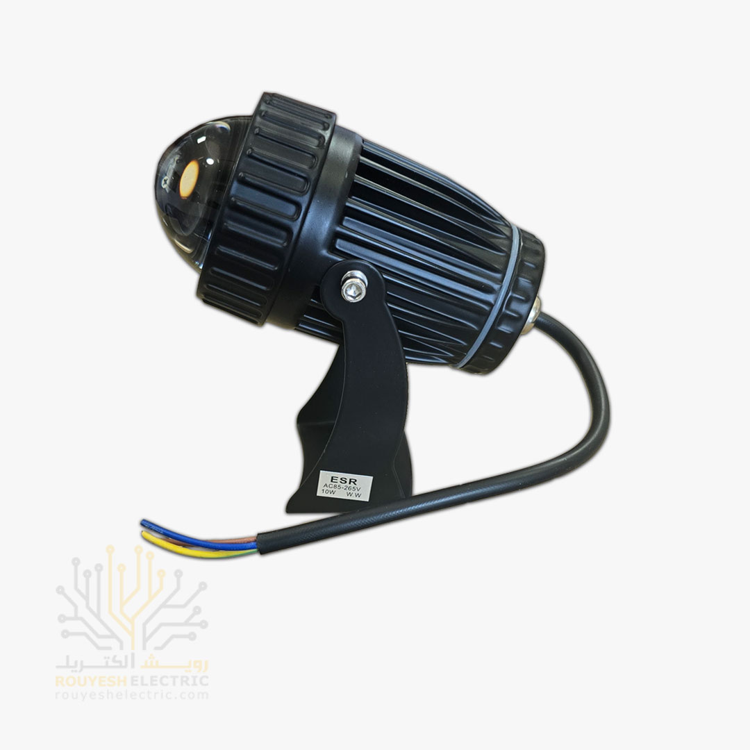 جت لایت 10 وات خارجی برند ای اس آر بدنه مشکی چیپ کری آفتابی