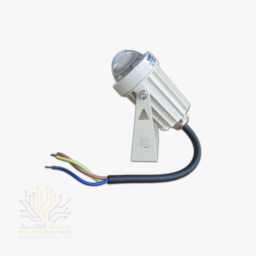 جت لایت 5 وات خارجی برند NSR بدنه کرم چیپ کری انبه ای