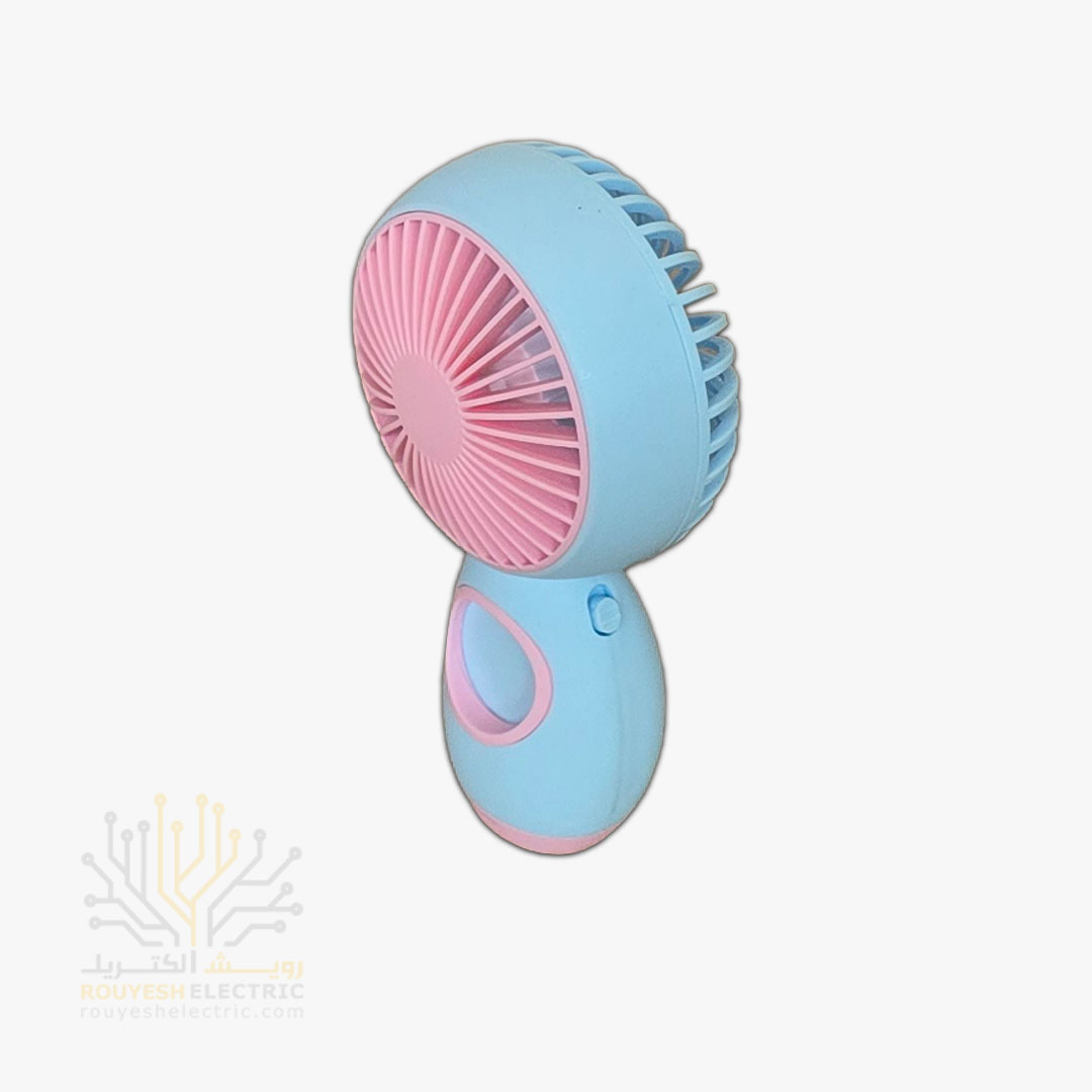 پنکه شارژی دستی برند مینی مدل HQ66-22A