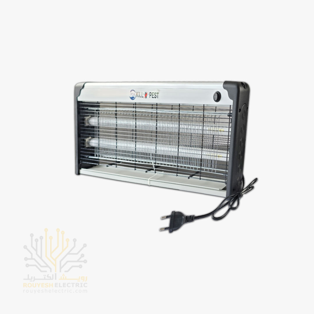 حشره کش آویز فلورسنت برند پارس افق اروند مدل 2x20 وات ابعاد 25x64