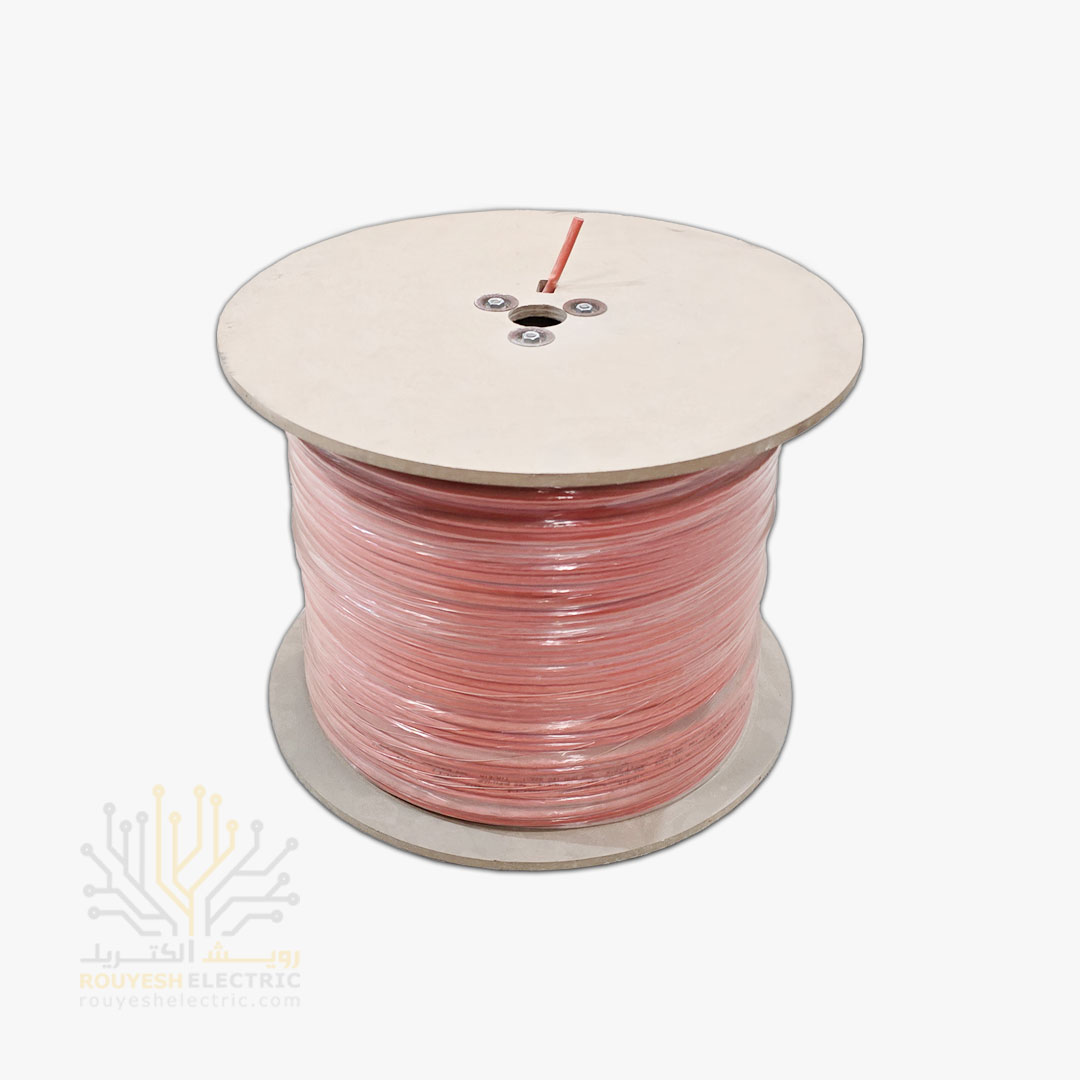 کابل شبکه cat six برند تک کابل کرمان مدل نگزنس شیلد دار sftp قرقره 517 متری