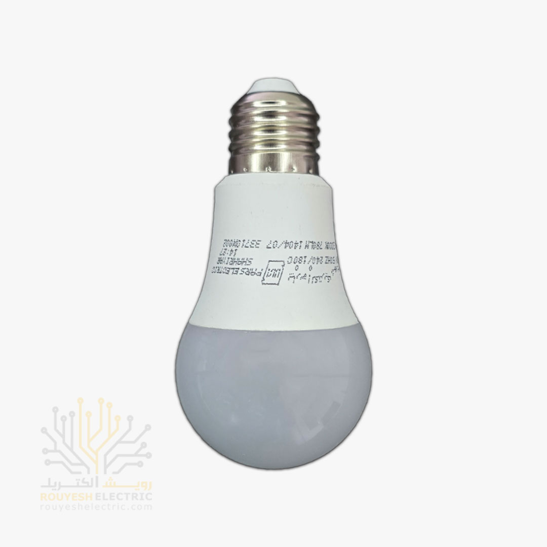 لامپ ال ای دی 10 وات حبابی برند پارس الکتریک آفتابی