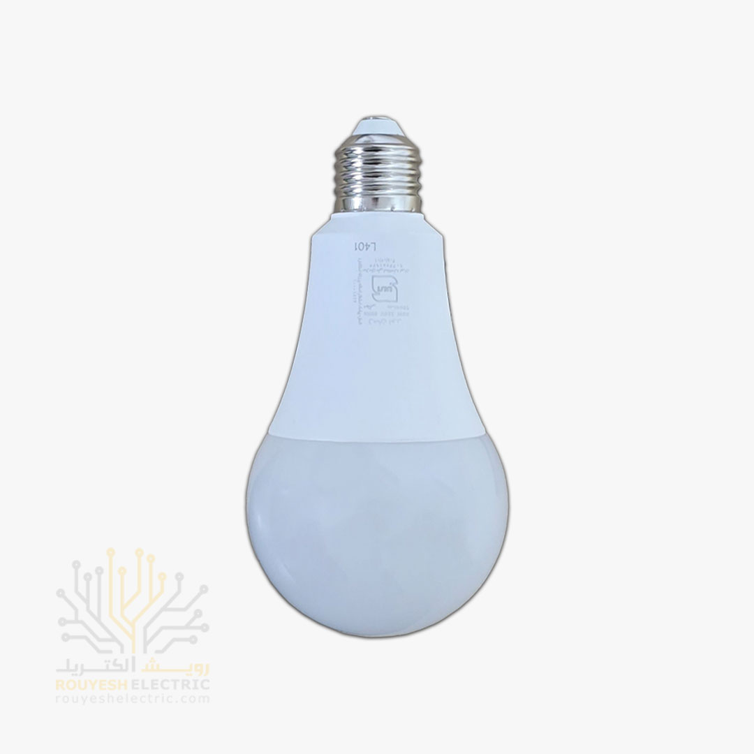 لامپ ال ای دی 20 وات حبابی برند زمان نور مهتابی