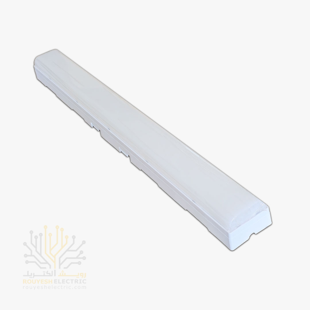 چراغ خطی ال ای دی 38 وات برند بروکس مدل آرین طول 60 سانت عرض 6/5 سانت رنگ مهتابی