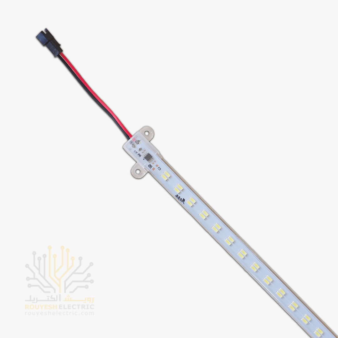 ریسه خطی 220 ولت برند مگا 57x30 دو لاین 1 متری مهتابی