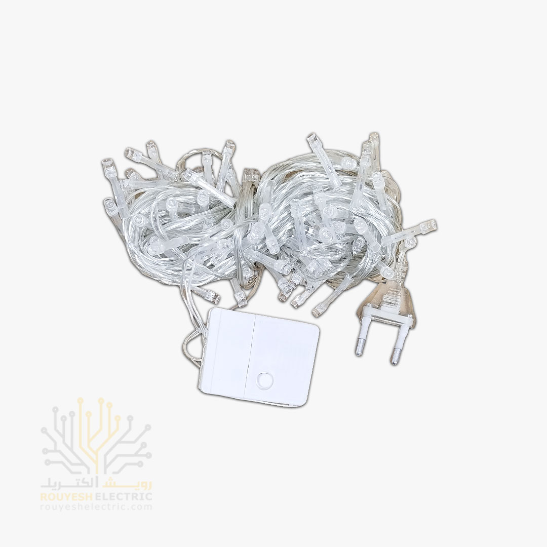 ریسه سوزنی 100 تایی برند ای تی اس سبز لامپ کوچک