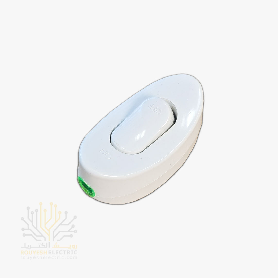 کلید بین راهی خارجی برند YLIXIN مدل قایقی 10 آمپر سفید