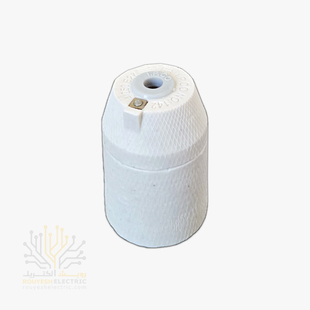 سرپیچ لامپ آویز بدنه سرامیکی برند چینی صنعت استاندارد مدل E27