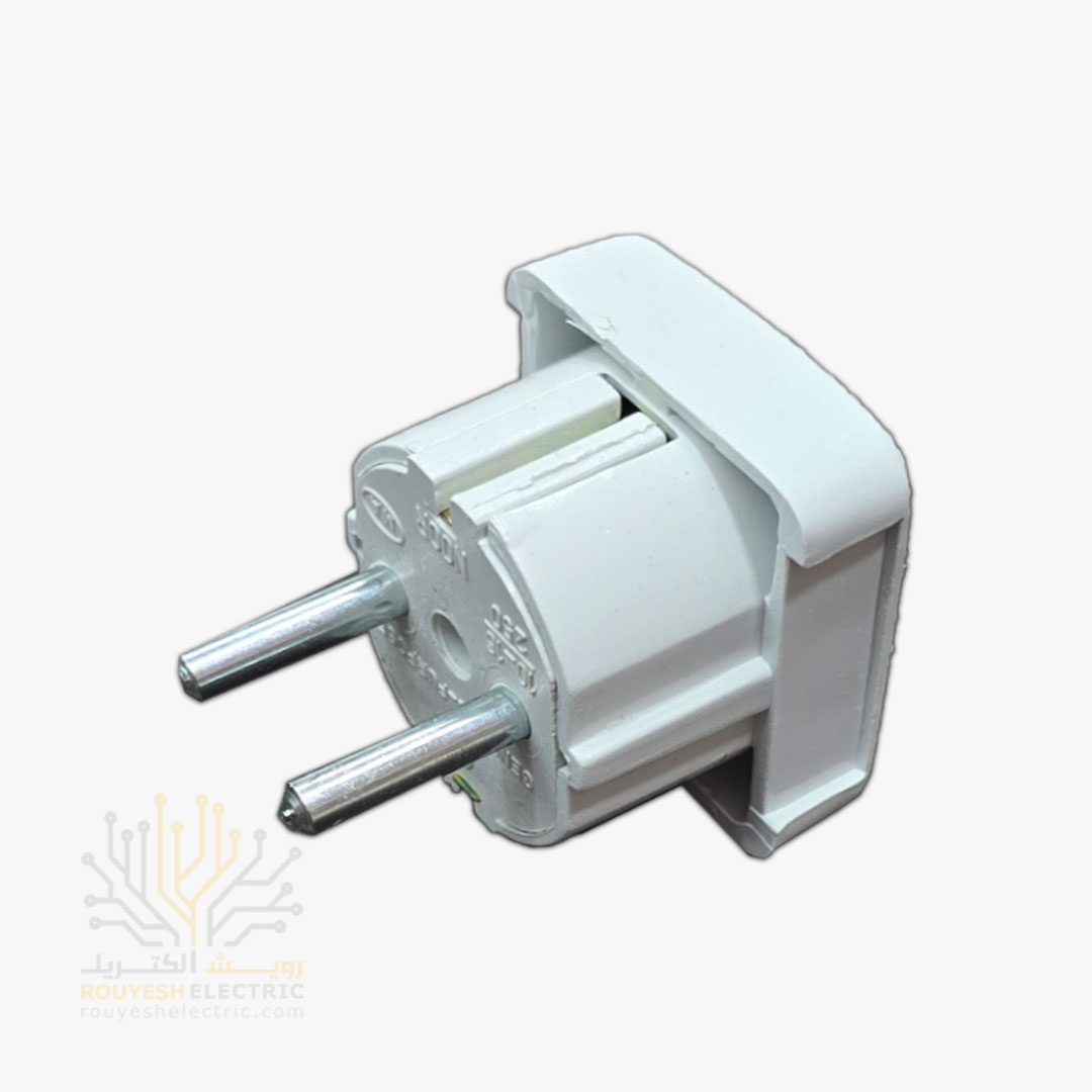 دوشاخه برق برند نور میله آهنی مربع رنگ سفید