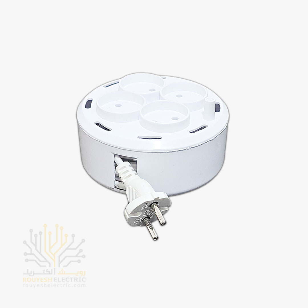 چهار راهی برق سیار جمع شو برند امگا مدل RORO کابل 7 متری