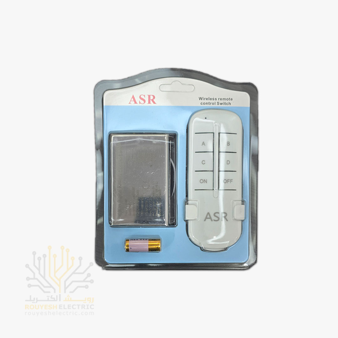 ریموت 4 کانال بدنه فلزی برند ASR