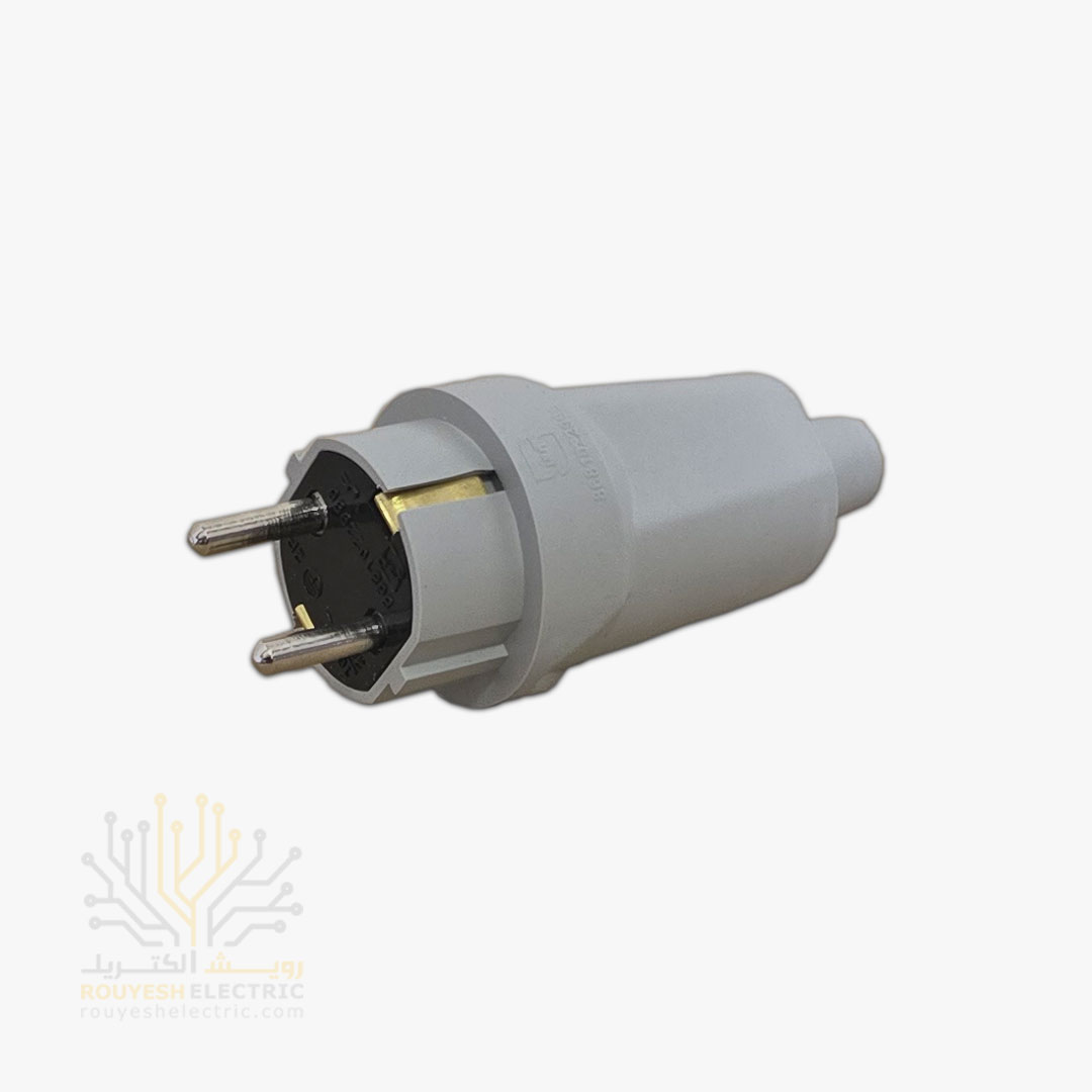 دوشاخه برق لاستیکی برند کوشا نگین استاندارد