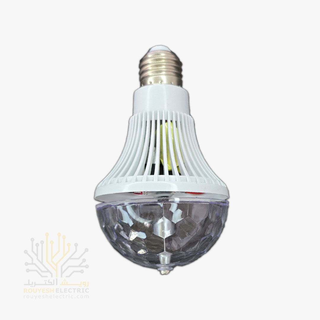 چراغ دیسکویی ساده برند پهنا نور مدل لامپی