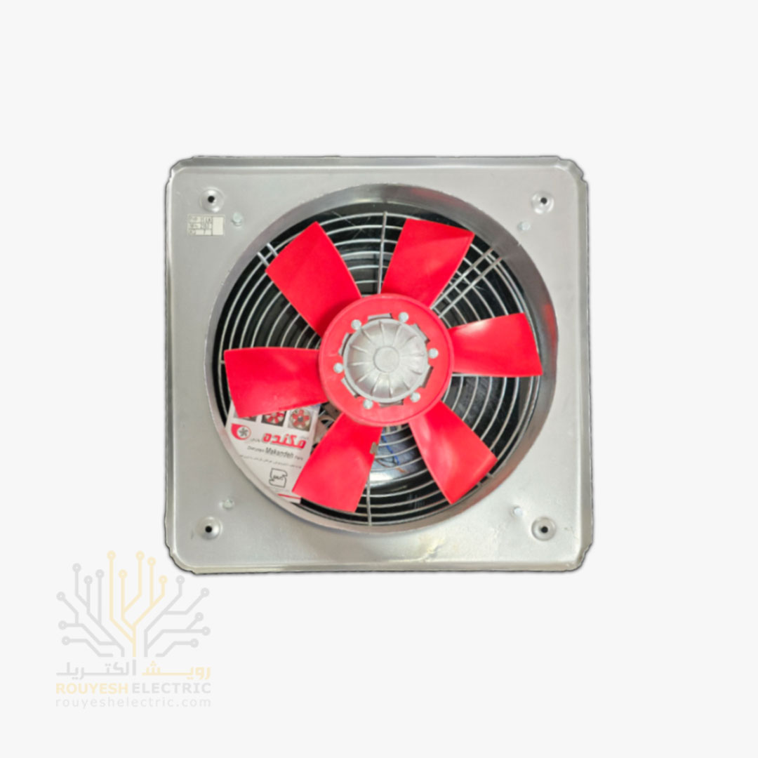 هواکش صنعتی 35 سانت برند مکنده موتور ایلکا استاندارد 5 پر پلاستیکی 1400 دور ضمانت تعمیر