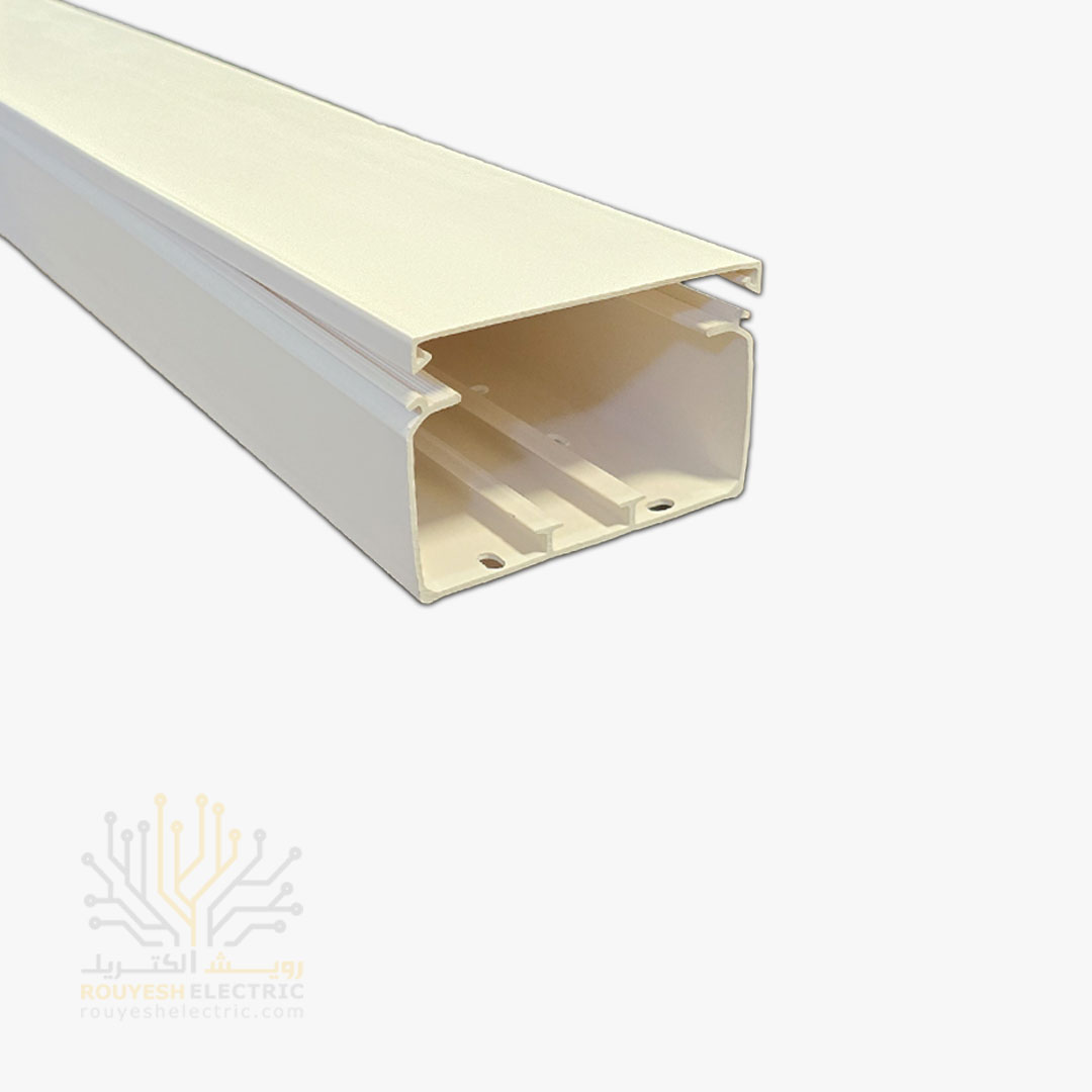 داکت برق برند سوپیتا نمره 110x60 ساده رنگ سفید 12 متر