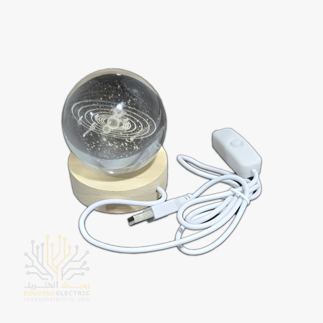 گوی فانتزی رومیزی USB دار سایز 6 مولتی