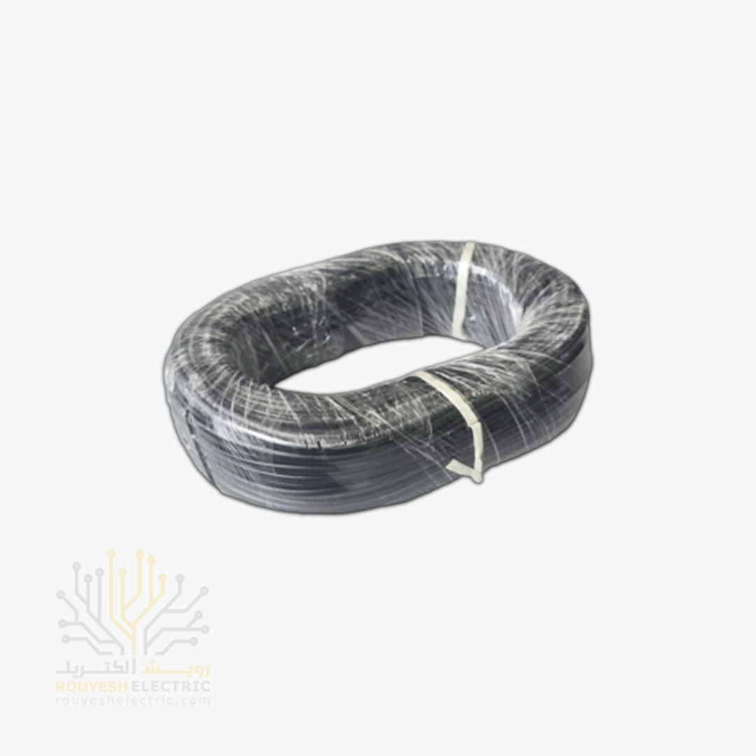 کابل تلفن سوکت خور 4x5 رشته 54 متری مشکی