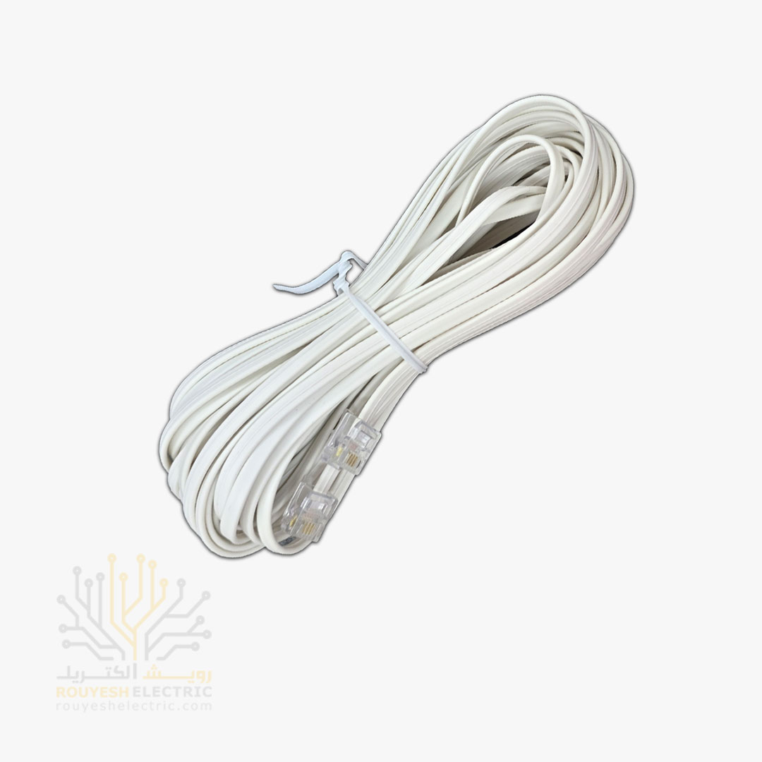 بند خط تلفن 9 الی 10 متری سفید