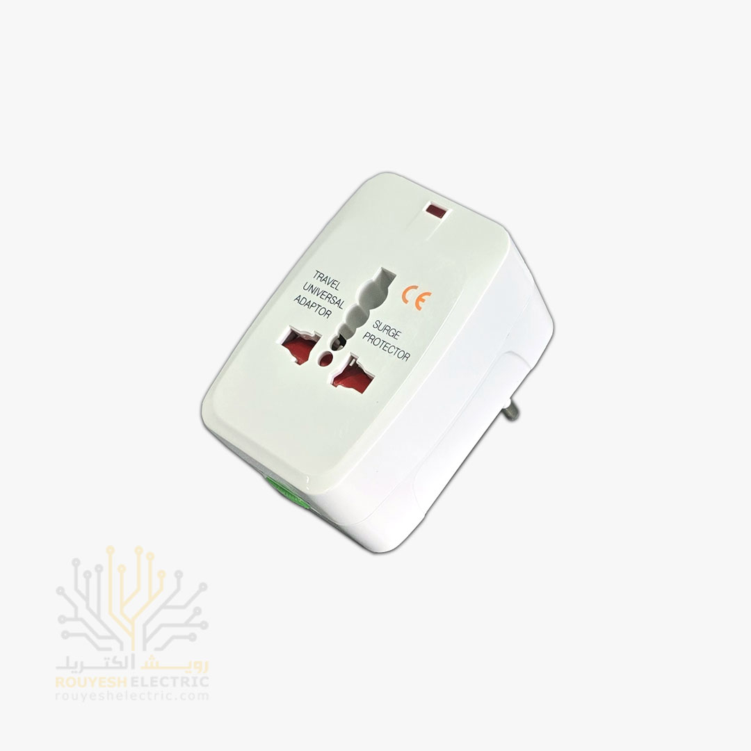 تبدیل 3 به 2 برند یاس 3 حالته قفل شو 13 آمپر دارای USB 2