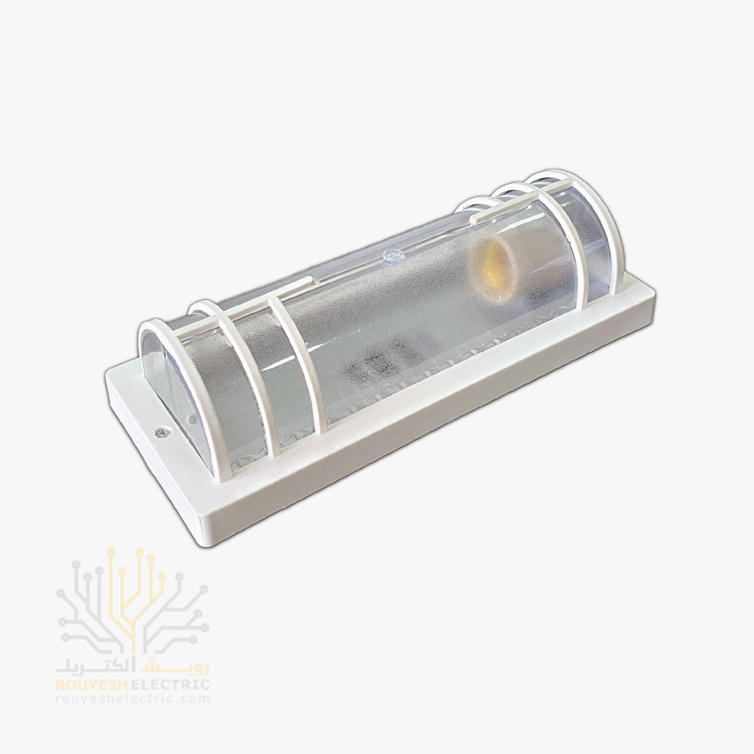 چراغ دیواری برند نورفرد مدل رخشان بدنه سفید