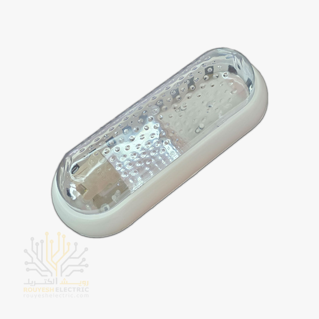 چراغ دیواری برند نورسان مدل ساندویچی کفی بدون آبکاری