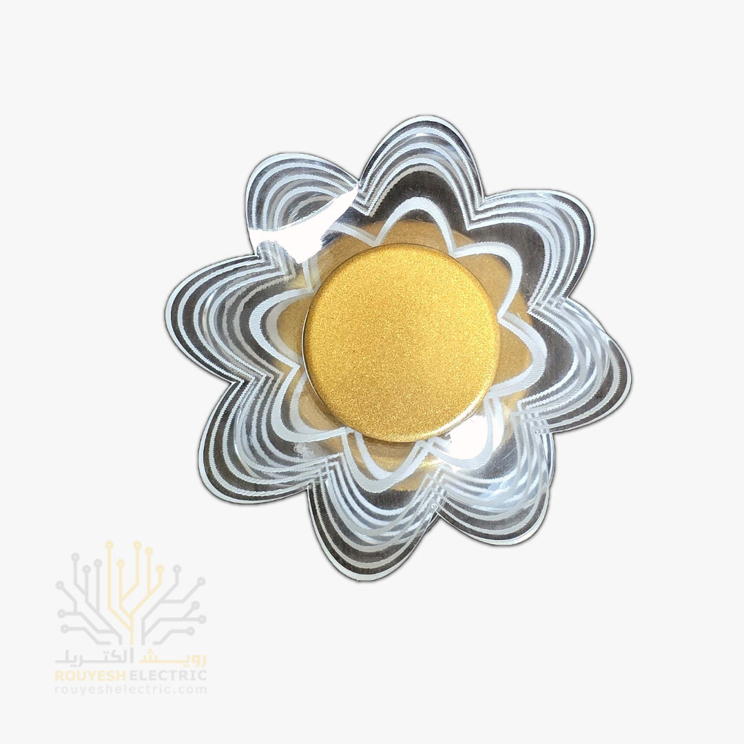 چراغ خواب دیواری برند شب افروز مدل پلکسی کد 1005 آفتابی